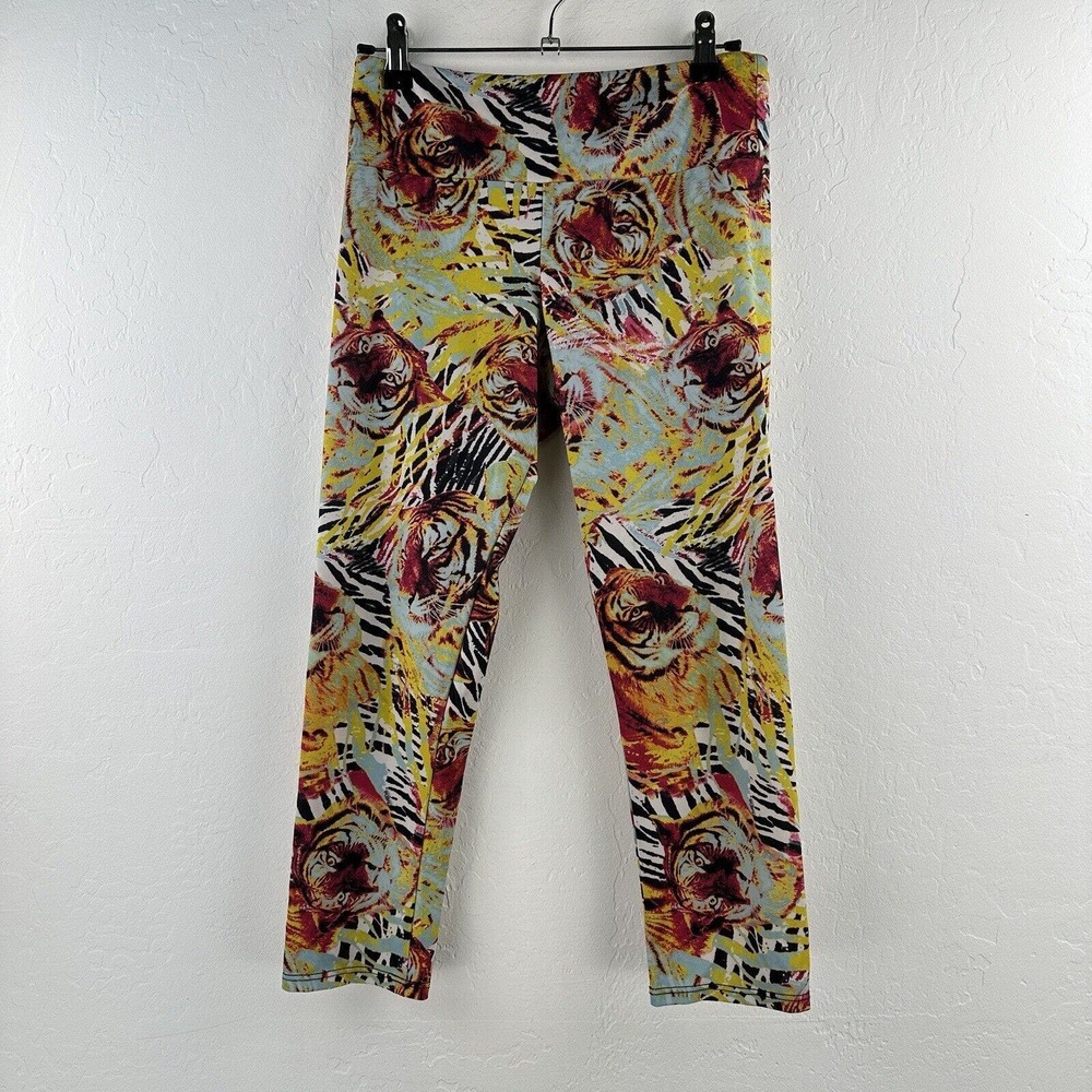 Onzie Bengal Tiger‎ Crop Leggings Womens Size XS Made in USA